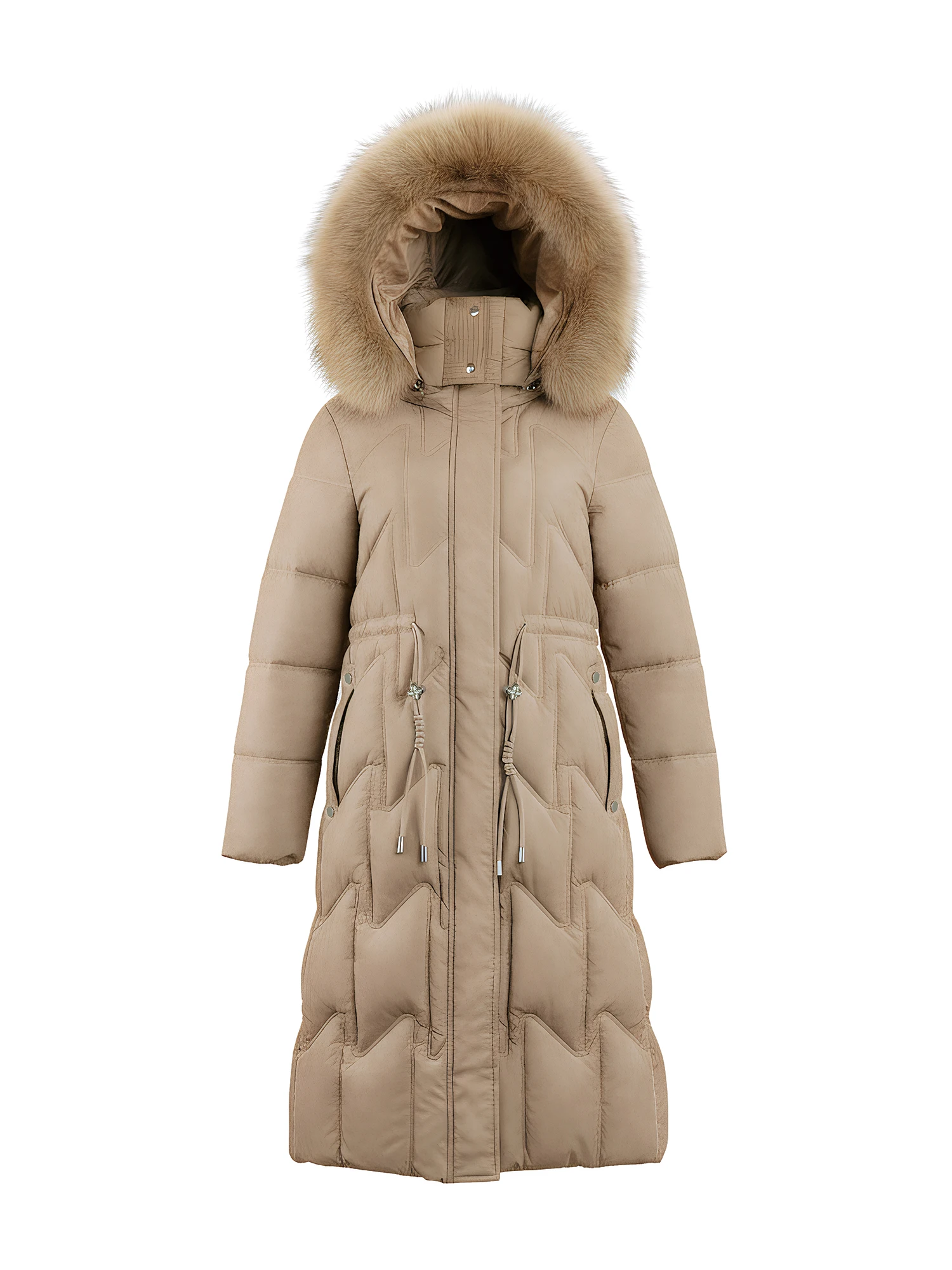 Women's Winter Casual Hooded Mid-Length Coat Plain Drawstring Long Sleeve Jacket
Women's Winter Casual Hooded Mid-Length Coat Plain Drawstring Long Sleeve Jacket