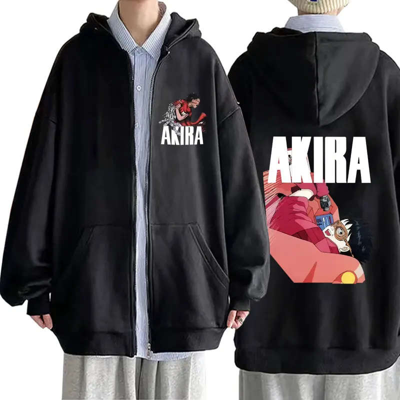 Japanese Science Fiction Cartoon Movie Anime Akira Shotaro Kaneda Zipper Hoodie Men's Clothing 90s Oversized Zip Up Jacket Coat
Japanese Science Fiction Cartoon Movie Anime Akira Shotaro Kaneda Zipper Hoodie Men's Clothing 90s Oversized Zip Up Jacket Coat