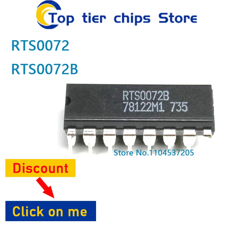 1~5 шт./лот RTS0072B 0072B RTS0072 DIP16 100% новый оригинал
1~5 шт./лот RTS0072B 0072B RTS0072 DIP16 100% новый оригинал