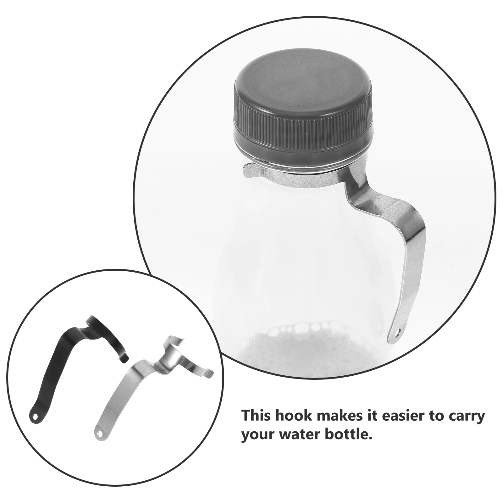 2Pcs Water Bottle Hooks Stainless Steel Portable Outdoor Hiking Camping Travel Bottle Clip For Climbing Activities
2Pcs Water Bottle Hooks Stainless Steel Portable Outdoor Hiking Camping Travel Bottle Clip For Climbing Activities