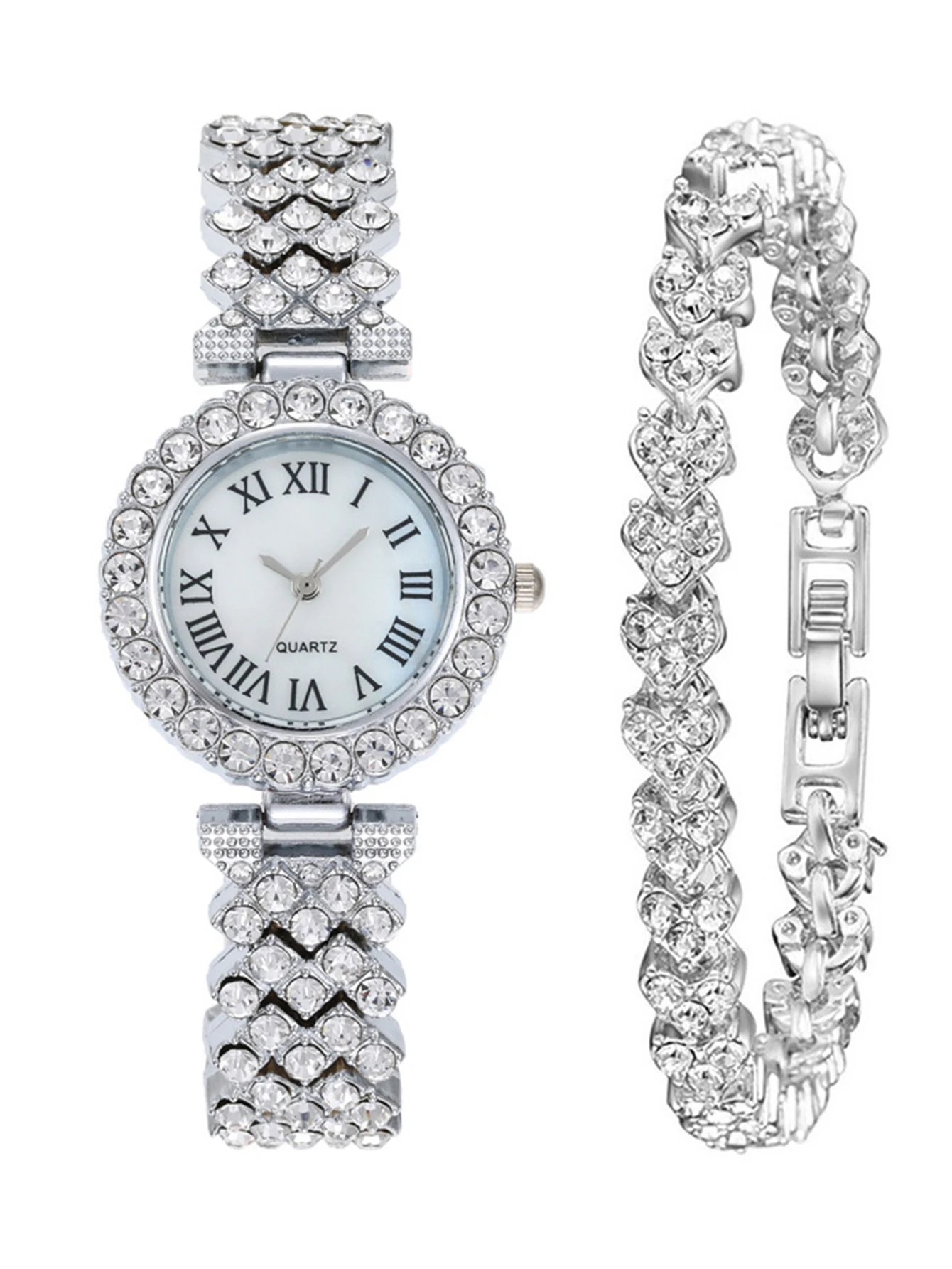 Fashion Simple Popular Roman Steel Belt Quartz Watch
Fashion Simple Popular Roman Steel Belt Quartz Watch
