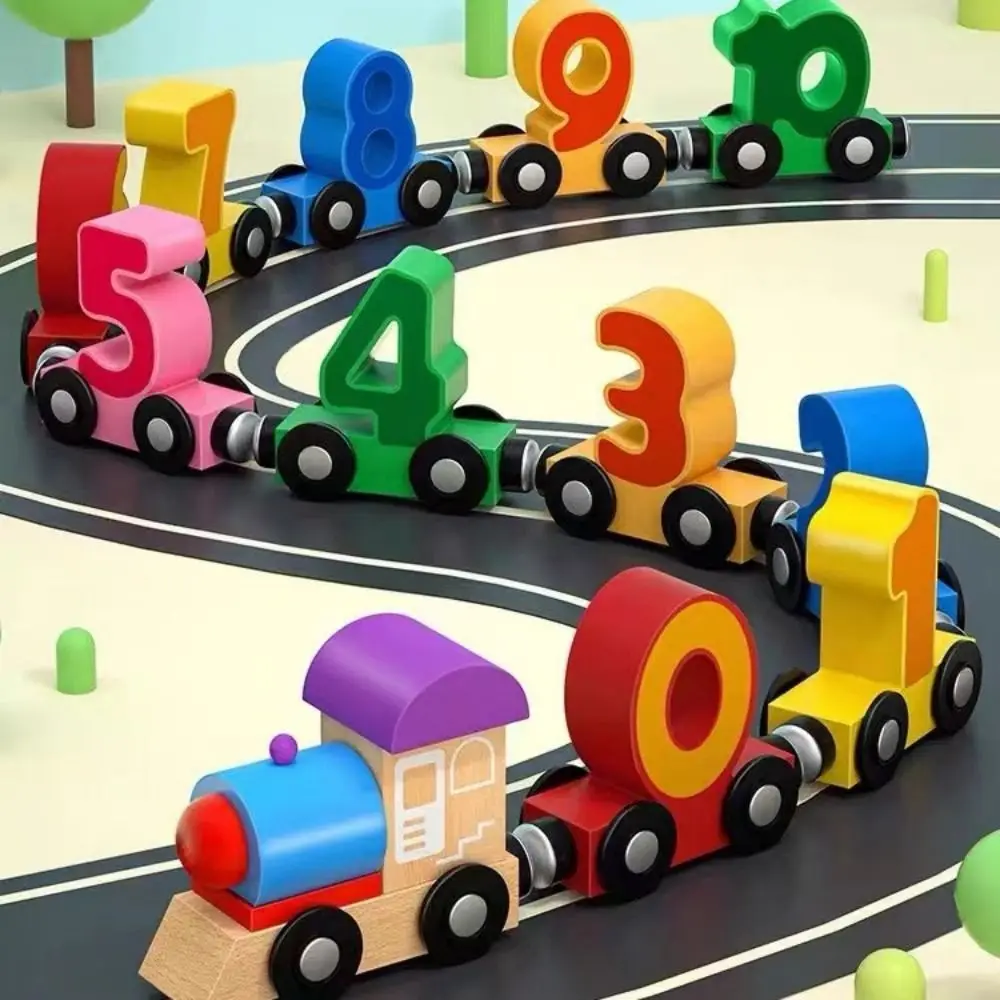Number/Animal Magnetic Wooden Train Toys Fruits/Dinosaur Educational Montessori Number Train Set Hand-eye Coordination
Number/Animal Magnetic Wooden Train Toys Fruits/Dinosaur Educational Montessori Number Train Set Hand-eye Coordination