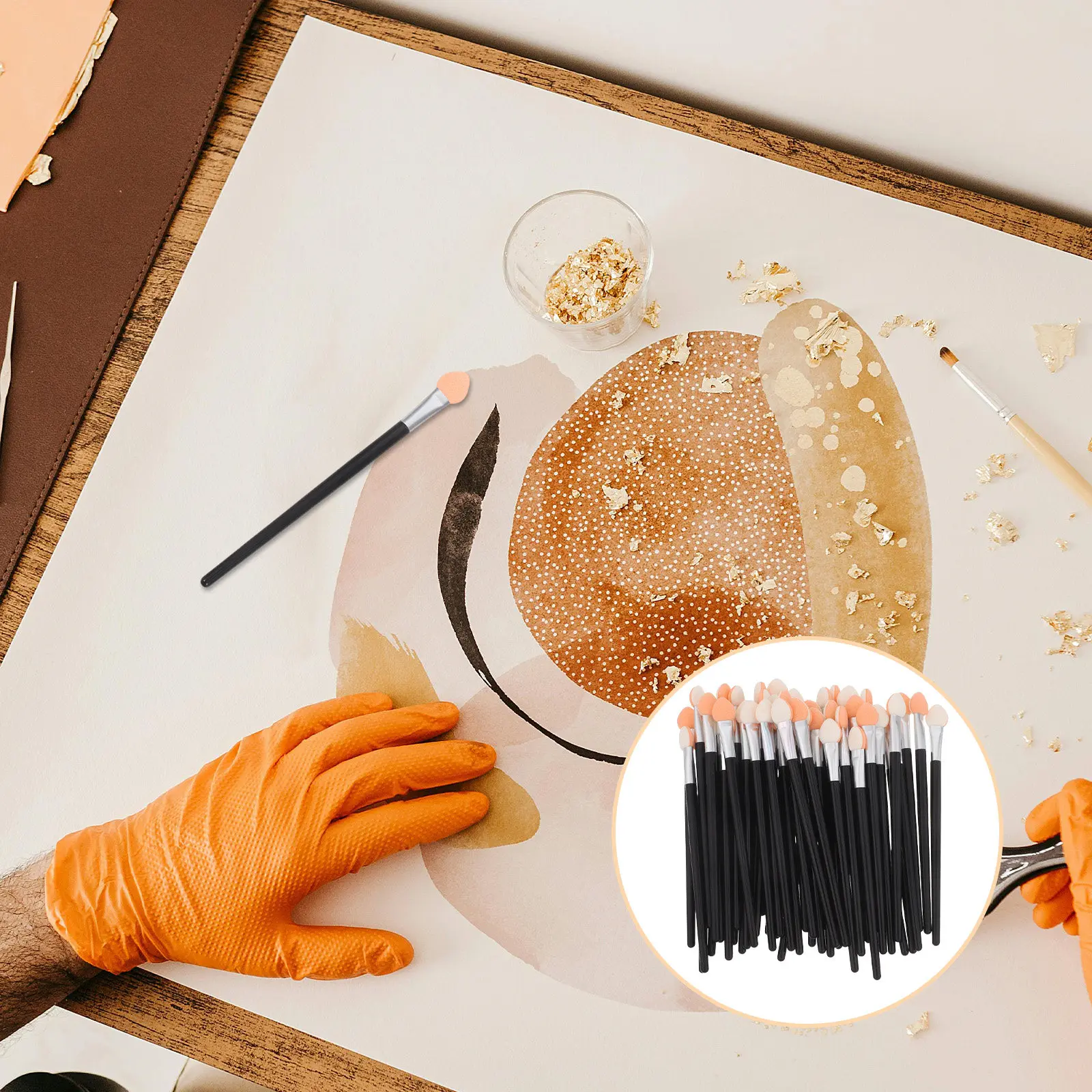 50 шт. губчатых аппликаторов для рисования, мини-кисти, инструменты для смешивания чернил, губки для рукоделия, маленькие кисти для трафаретов и DIY-проектов
50 шт. губчатых аппликаторов для рисования, мини-кисти, инструменты для смешивания чернил, губки для рукоделия, маленькие кисти для трафаретов и DIY-проектов