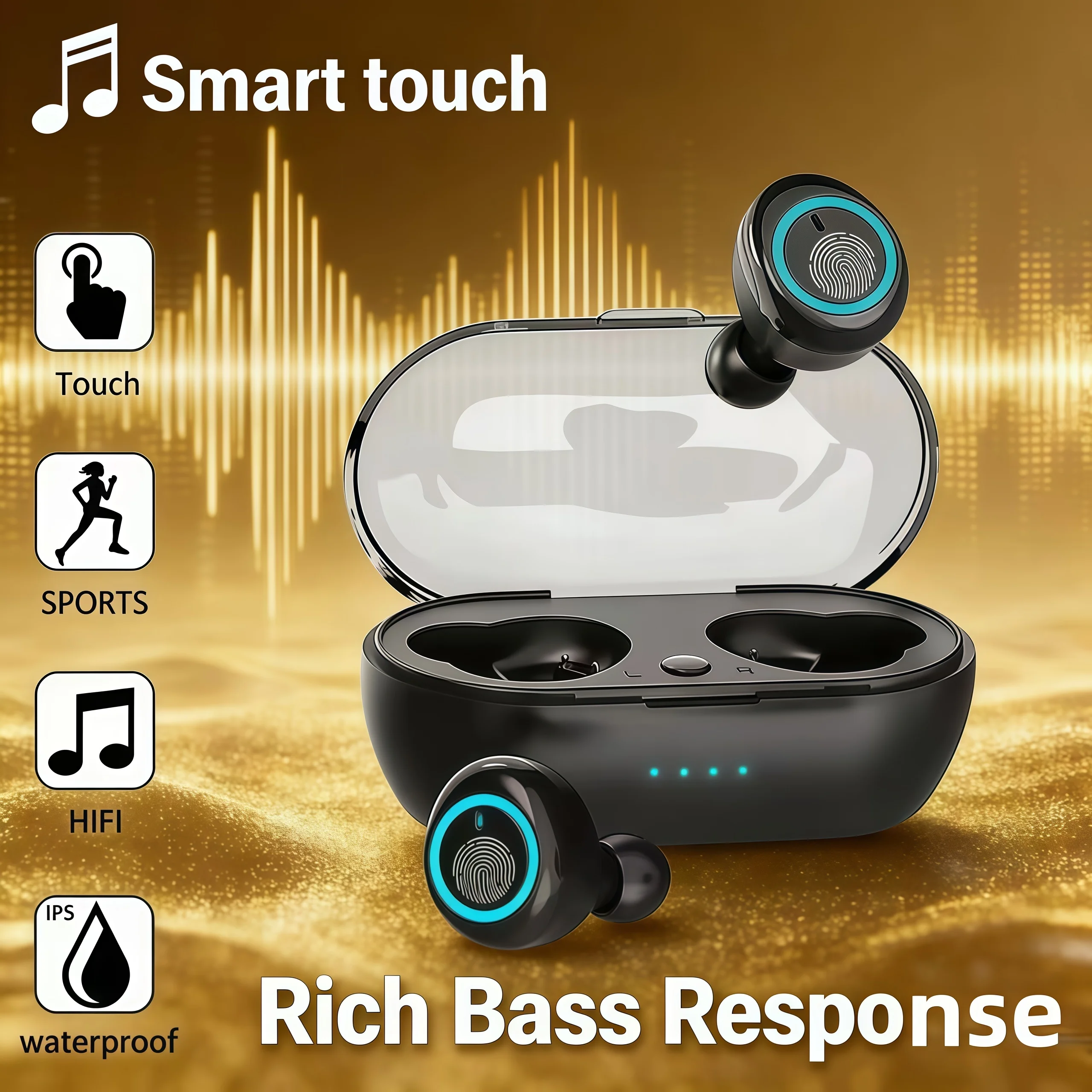 New Y30 Bluetooth Headphones Sports Headphones Y30 Wireless Bluetooth 5.0 Touch Motion Noise Reduction Earbuds with Microphone
New Y30 Bluetooth Headphones Sports Headphones Y30 Wireless Bluetooth 5.0 Touch Motion Noise Reduction Earbuds with Microphone