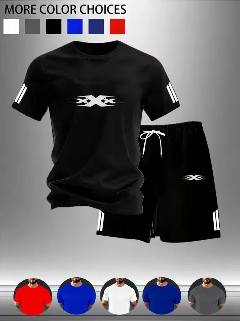 New Street Trendy Men's Summer Breathable Sportswear Short Sleeve Shorts Lightweight Quick Drying Comfortable Fashionable Sports
New Street Trendy Men's Summer Breathable Sportswear Short Sleeve Shorts Lightweight Quick Drying Comfortable Fashionable Sports