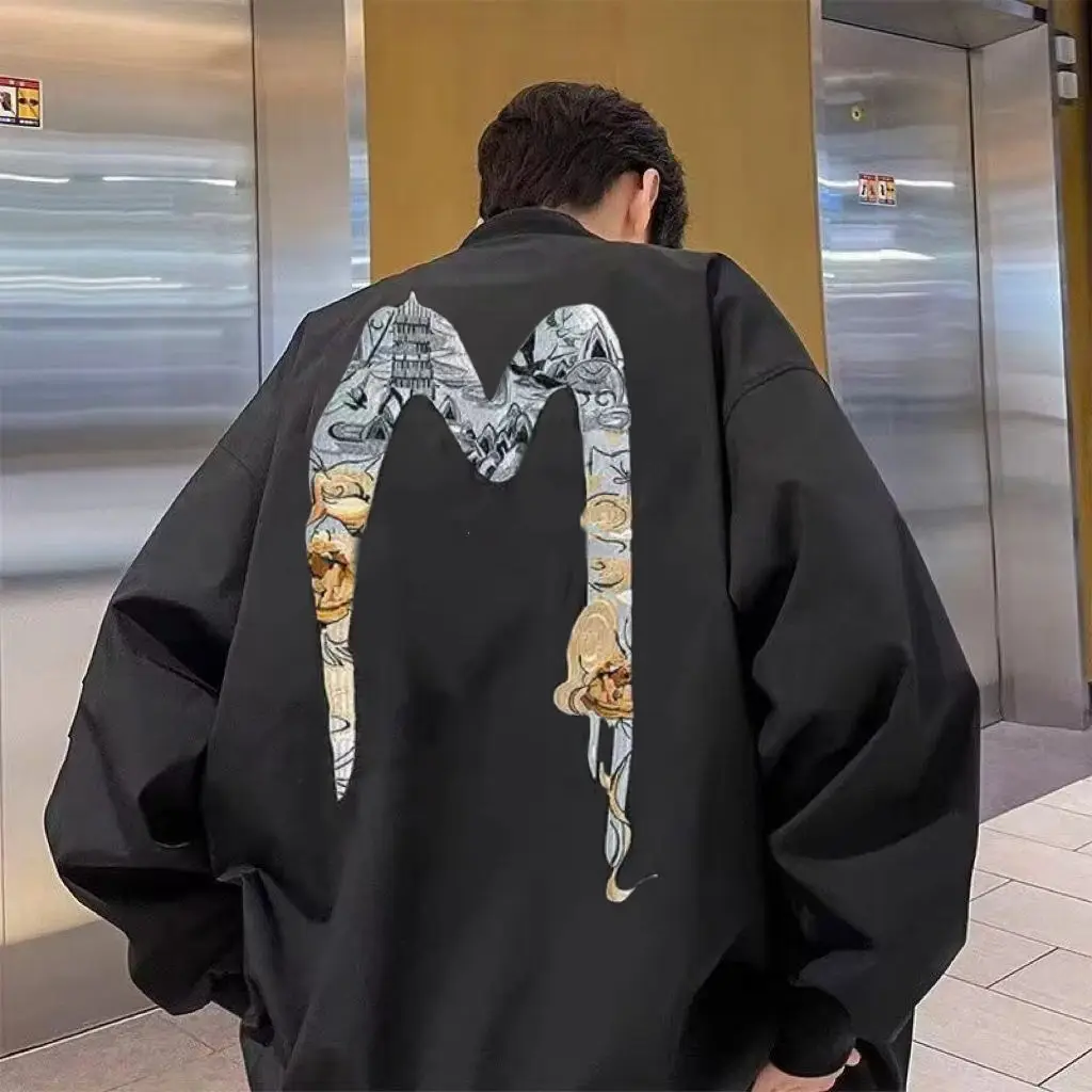 2025 New Sle Men's Baseball Jaet Couple's Light Windproof Pilot Jaet American Trendy Outerwear Stand Fit Printed
2025 New Sle Men's Baseball Jaet Couple's Light Windproof Pilot Jaet American Trendy Outerwear Stand Fit Printed