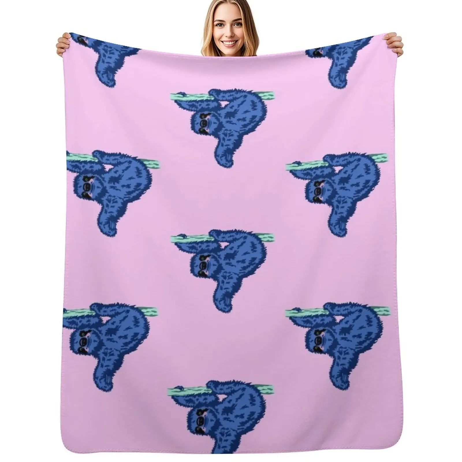 Seth Sloth hanging from a tree Throw Blanket Soft Cozy Blanket for Pet Kids Adults
Seth Sloth hanging from a tree Throw Blanket Soft Cozy Blanket for Pet Kids Adults