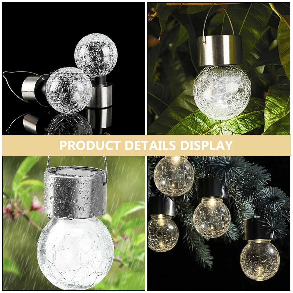 8 шт., стеклянный шар, лампа на солнечной энергии, подвесной шар с трещинами, уличный светильник, двор, сад, вечеринка, дорожка, стекло из нержавеющей стали
8 шт., стеклянный шар, лампа на солнечной энергии, подвесной шар с трещинами, уличный светильник, двор, сад, вечеринка, дорожка, стекло из нержавеющей стали