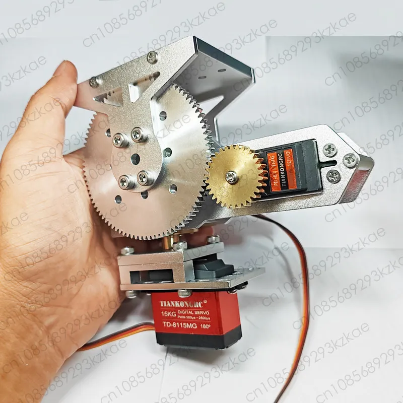 Two degrees of freedom, steering gear up, down, left, right, rotating gimbal platform base, fixed frame for Kechuang robot
Two degrees of freedom, steering gear up, down, left, right, rotating gimbal platform base, fixed frame for Kechuang robot