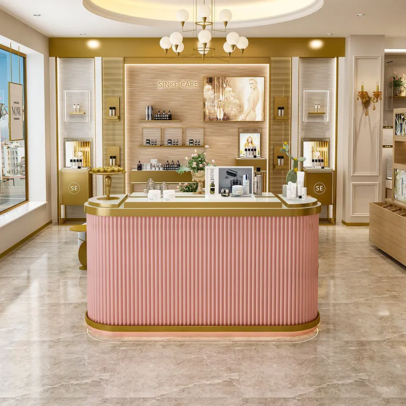 Shopping mall clothing, shoes and bags, Zhongdao cabinet display stand, cosmetics exhibition stand, multi-layer art and nail pro
Shopping mall clothing, shoes and bags, Zhongdao cabinet display stand, cosmetics exhibition stand, multi-layer art and nail pro