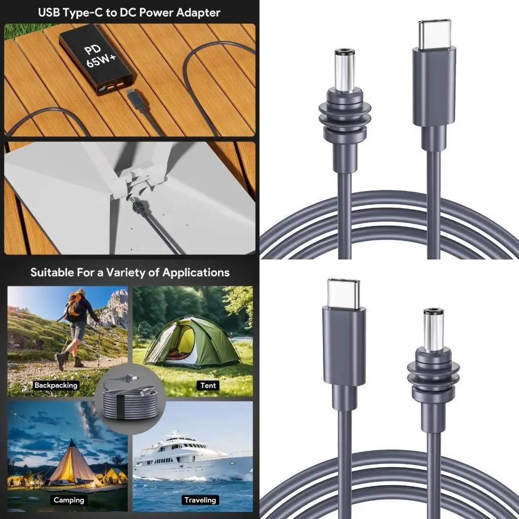 652F для спутникового USB C до DC5521 Силовой кабель водонепроницаемый зарядный шнур. Замена кабеля. Замена кабеля 2/3/5M
652F для спутникового USB C до DC5521 Силовой кабель водонепроницаемый зарядный шнур. Замена кабеля. Замена кабеля 2/3/5M