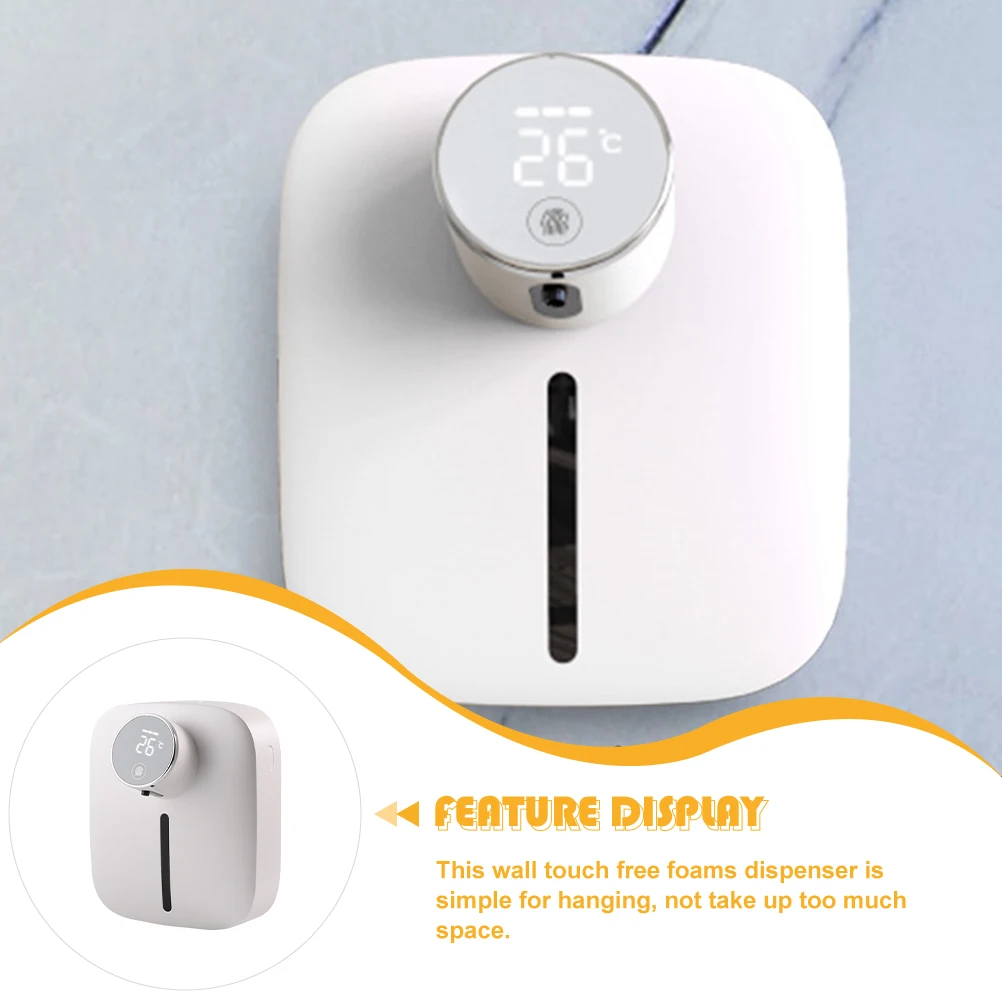 Smart Sensor Soap Dispenser Wall Mounted Touchless Foaming Rechargeable Abs Bathroom Kitchen Foam Liquid Container Adjustable
Smart Sensor Soap Dispenser Wall Mounted Touchless Foaming Rechargeable Abs Bathroom Kitchen Foam Liquid Container Adjustable