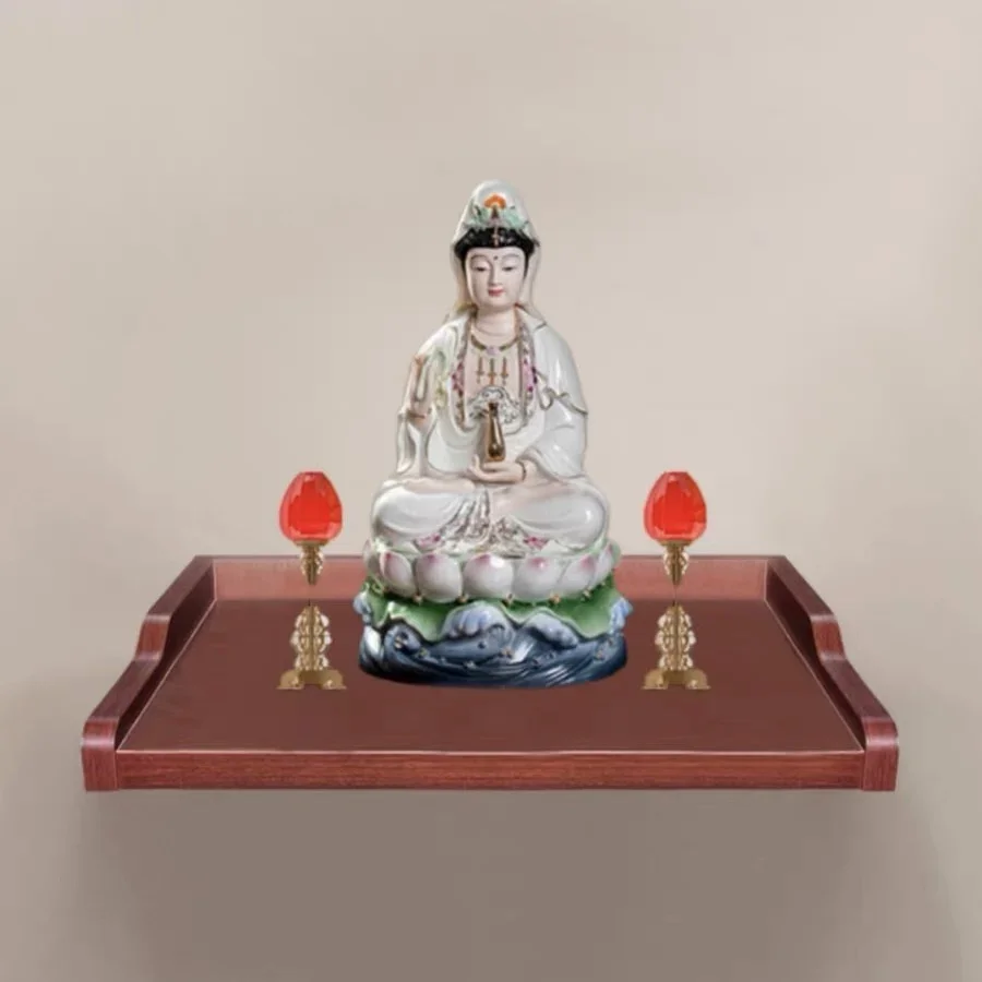 JJ2 upper wall-mounted shrine shrine cabinet wall-mounted incense burner shelf God of Wealth worship table
JJ2 upper wall-mounted shrine shrine cabinet wall-mounted incense burner shelf God of Wealth worship table