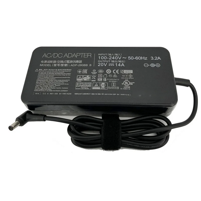 V+20V 14A 280W AC Adapter Charger For ASUS G703GS-E5051T, G703GI-XS98K Laptop
V+20V 14A 280W AC Adapter Charger For ASUS G703GS-E5051T, G703GI-XS98K Laptop