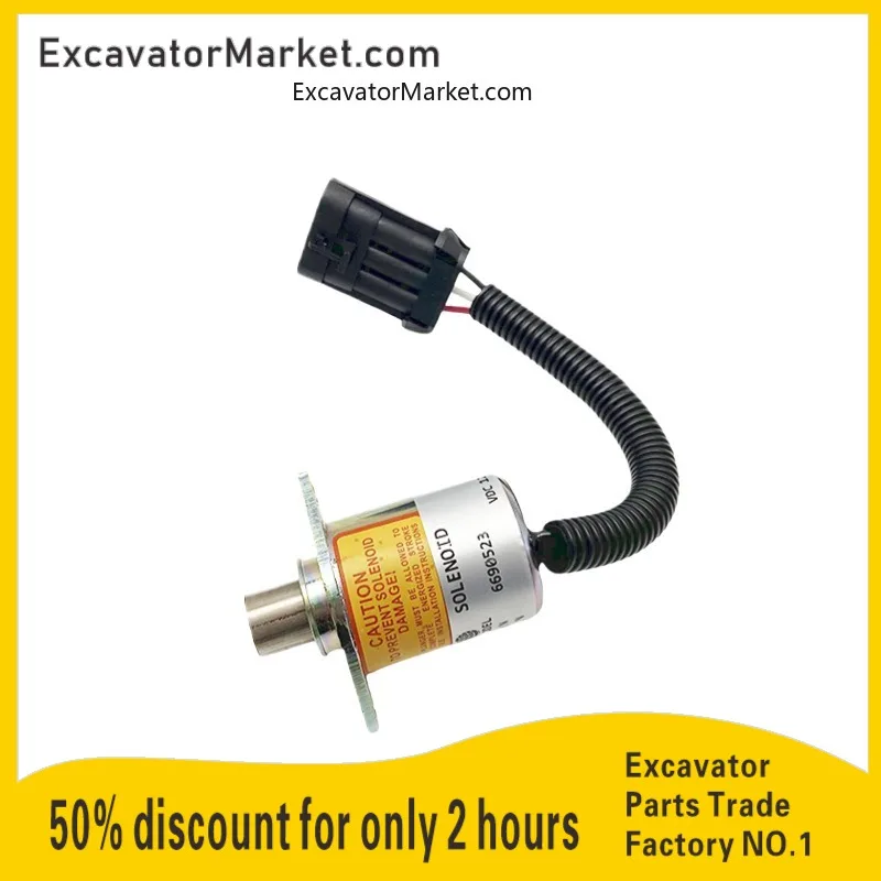 For Bobcat Skid Loader S70/S100/S175 Stop Electromagnetic Valve Switch Kubota Stop Switch Excavator Accessories
For Bobcat Skid Loader S70/S100/S175 Stop Electromagnetic Valve Switch Kubota Stop Switch Excavator Accessories