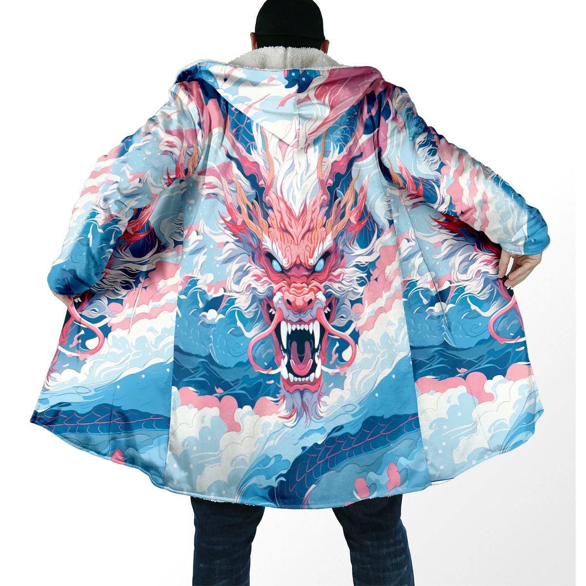 2025 Winter Fashion Men's cloak Animal Dragon Pattern 3D Printed Thick Fleece Hooded Cloak Unisex Casual Warm Cape Coat DP93
2025 Winter Fashion Men's cloak Animal Dragon Pattern 3D Printed Thick Fleece Hooded Cloak Unisex Casual Warm Cape Coat DP93