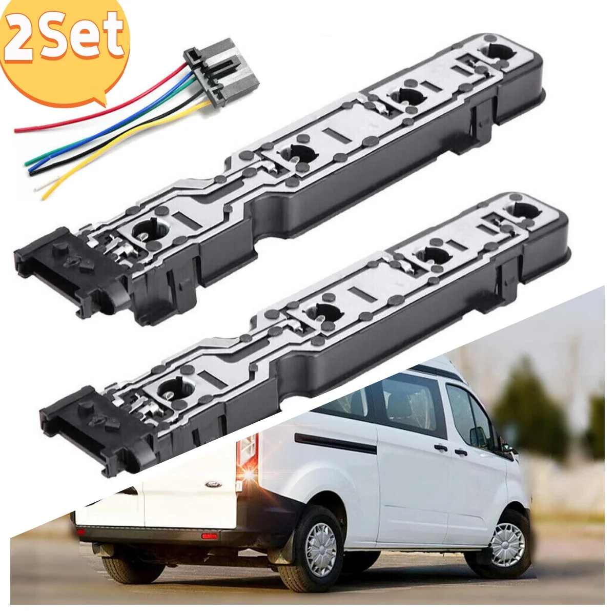 2Set For Ford Transit Mk6 MK7 2000-2014 Rear Left Right Lamp Bulb Holder Socket With Wiring Loom Connector 1681537 + TRA750
2Set For Ford Transit Mk6 MK7 2000-2014 Rear Left Right Lamp Bulb Holder Socket With Wiring Loom Connector 1681537 + TRA750