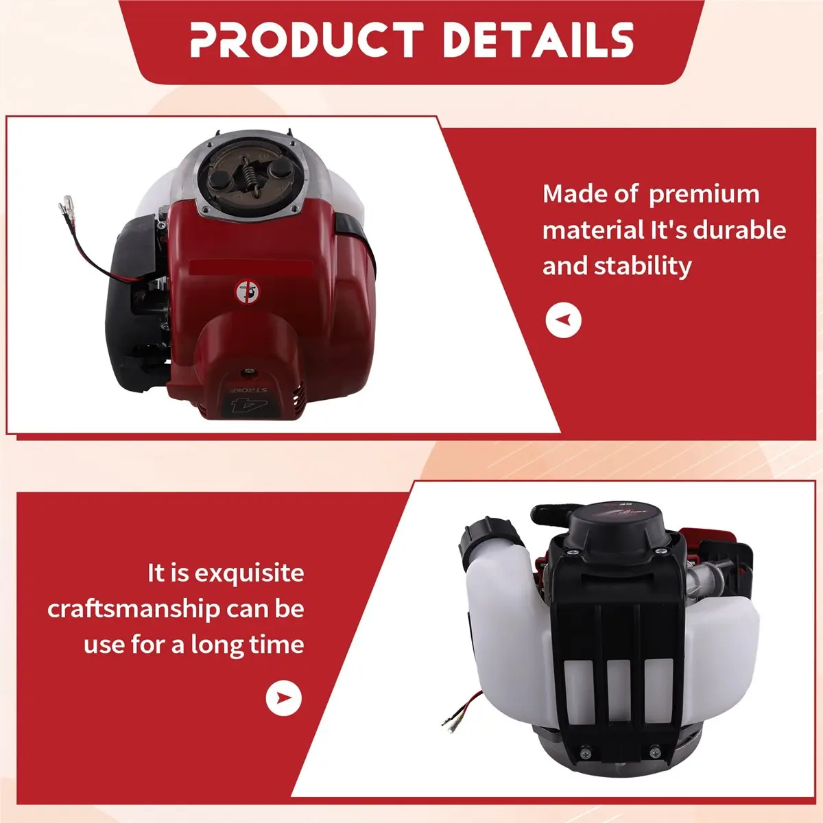 (CNIM) GX35 Lawn Mower Engine,Four-Stroke GX35 High-Power Garden Side-Mounted Backpack Petrol Enginefor Tiller Mower Lawnmower
(CNIM) GX35 Lawn Mower Engine,Four-Stroke GX35 High-Power Garden Side-Mounted Backpack Petrol Enginefor Tiller Mower Lawnmower