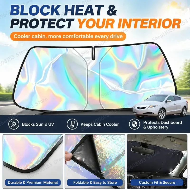 For Acura ZDX 2009 2010 2011 2012 2013 Foldable Windshield Sun Shade UV Protection Reflective Car Interior Accessory Cooling
For Acura ZDX 2009 2010 2011 2012 2013 Foldable Windshield Sun Shade UV Protection Reflective Car Interior Accessory Cooling