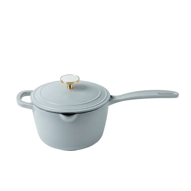*White matte cast iron enamel pot household small saucepan thickened milk pot soup pot
*White matte cast iron enamel pot household small saucepan thickened milk pot soup pot