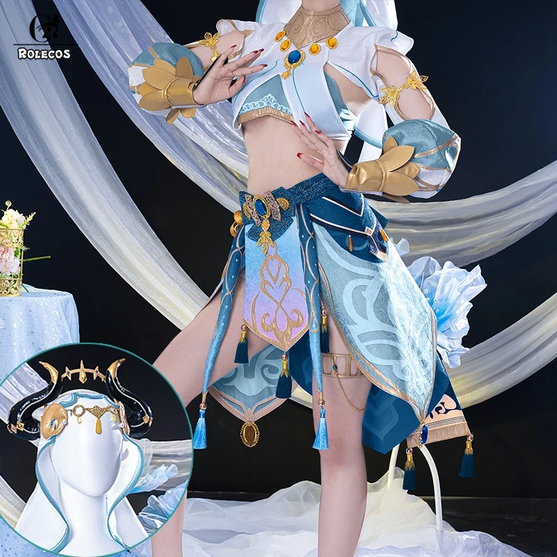 ROLECOS Game Genshin Impact Nilou Cosplay Costume Genshin Nilou Suit Costumes Cosplay Halloween Outfit Full Set
ROLECOS Game Genshin Impact Nilou Cosplay Costume Genshin Nilou Suit Costumes Cosplay Halloween Outfit Full Set