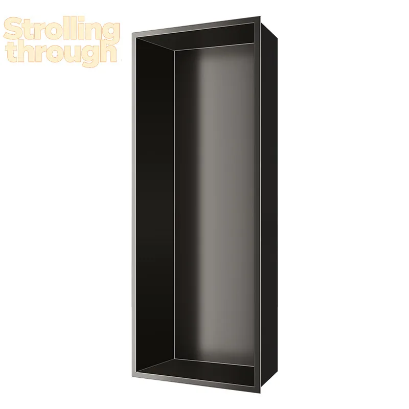 Horizontal Stainless Steel Wall Niche Cabinet Embedded Storage Shelf with Light Durable Bathroom Organizer
Horizontal Stainless Steel Wall Niche Cabinet Embedded Storage Shelf with Light Durable Bathroom Organizer