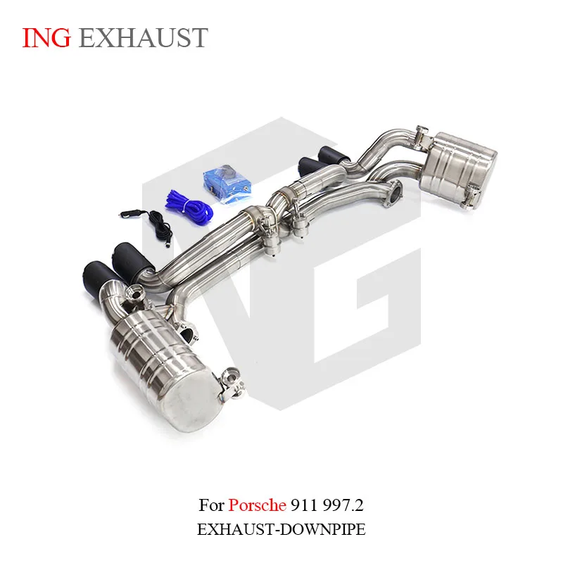 ING Valve Catback for Porsche Porsche 911 997.2 Electronic valve New Style Tube Race Muffler System
ING Valve Catback for Porsche Porsche 911 997.2 Electronic valve New Style Tube Race Muffler System