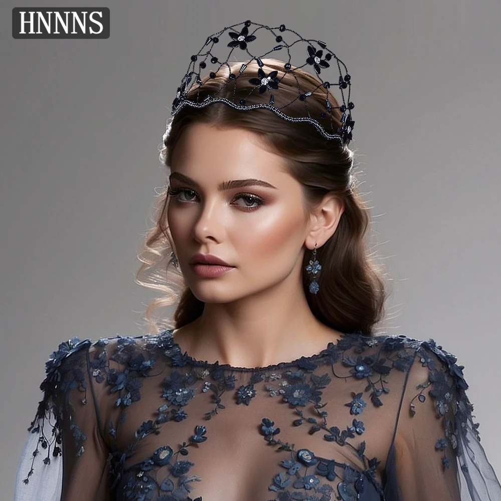 HNNNS Elegant Rhinestone Hairband Vintage Black Headdress Elegant Ladies Hair Accessories Tea Party Dress Up Jewelry A309 
HNNNS Elegant Rhinestone Hairband Vintage Black Headdress Elegant Ladies Hair Accessories Tea Party Dress Up Jewelry A309