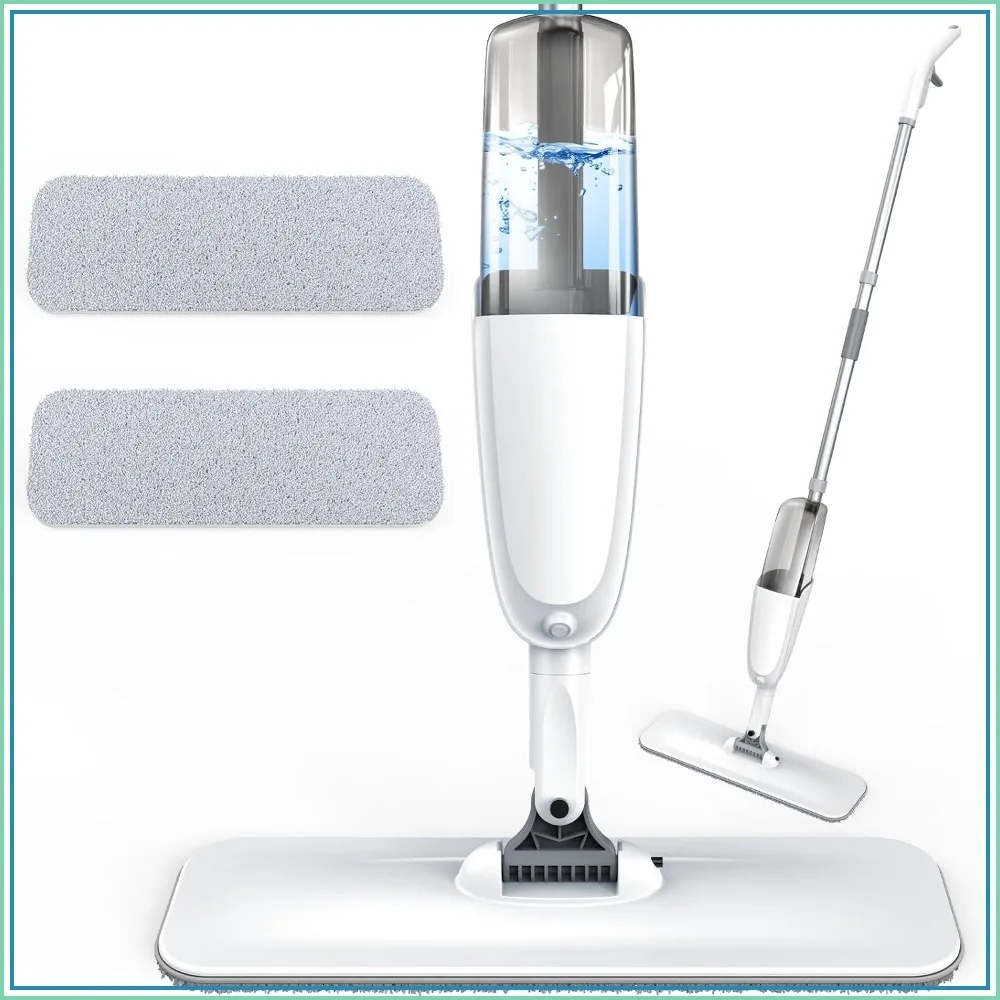 Spray Mop for Hardwood Floors, Wet Dry Cleaning with Washable Reusable Pad, 500ML Sprayer
Spray Mop for Hardwood Floors, Wet Dry Cleaning with Washable Reusable Pad, 500ML Sprayer