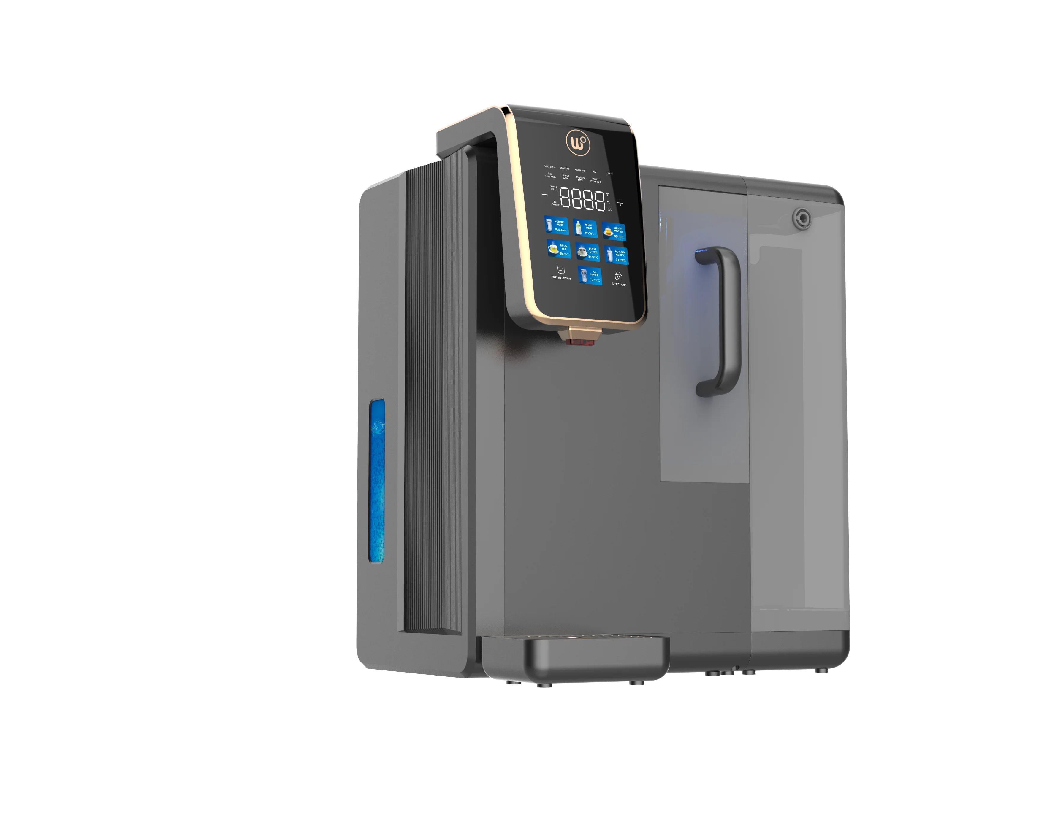 Luxury Portable Countertop Hydrogen Water Machine Electric Filter H2 Hydrogen Generator Desktop Water Dispenser
Luxury Portable Countertop Hydrogen Water Machine Electric Filter H2 Hydrogen Generator Desktop Water Dispenser