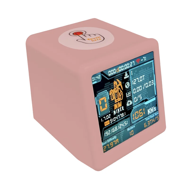 Smart TV Nerdminer V2 NM ESP32 BTC SOLO Lottery Miner 1060 KH/S Hashrate Hash Low Power Silent Operation Desktop Clock
Smart TV Nerdminer V2 NM ESP32 BTC SOLO Lottery Miner 1060 KH/S Hashrate Hash Low Power Silent Operation Desktop Clock