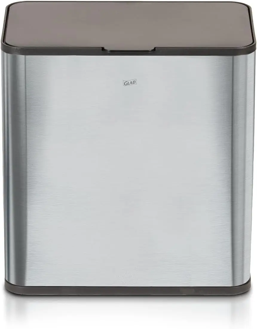 1.5 Gallon Stainless Steel Under Counter Waste Bin with Odor Protection, Space Saving Dual Lid for Kitchen Cabinet, Bathroom, Office
1.5 Gallon Stainless Steel Under Counter Waste Bin with Odor Protection, Space Saving Dual Lid for Kitchen Cabinet, Bathroom, Office