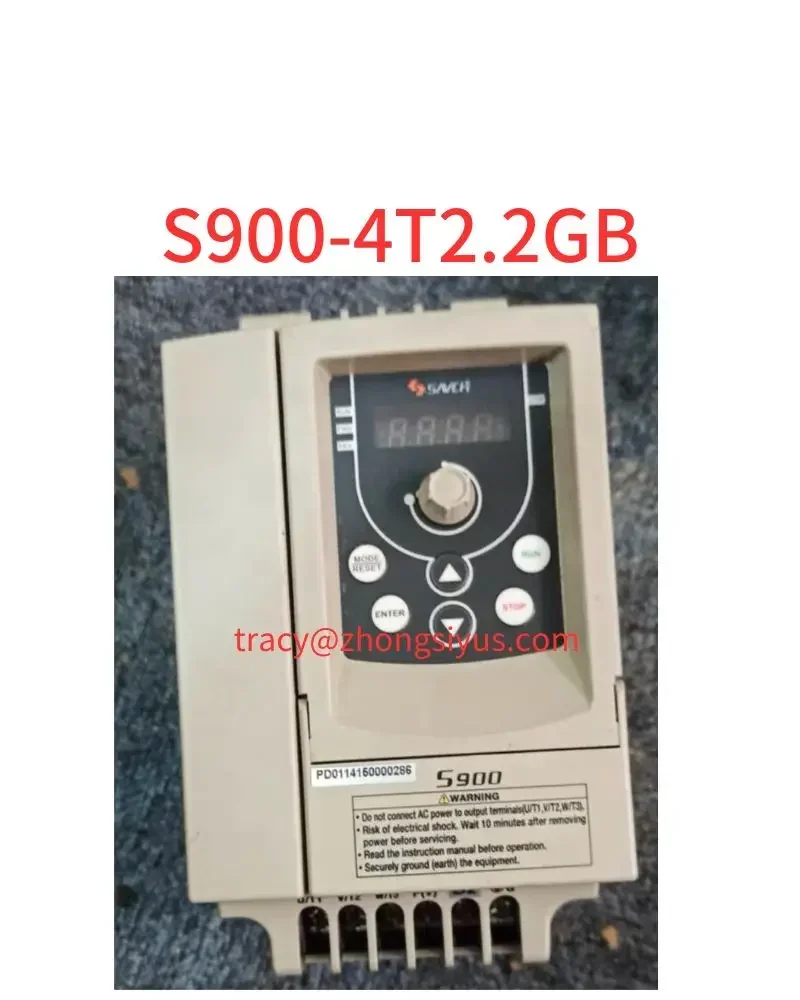 Second-hand inverter 2.2 kw, S900-4T2.2GB function package
Second-hand inverter 2.2 kw, S900-4T2.2GB function package