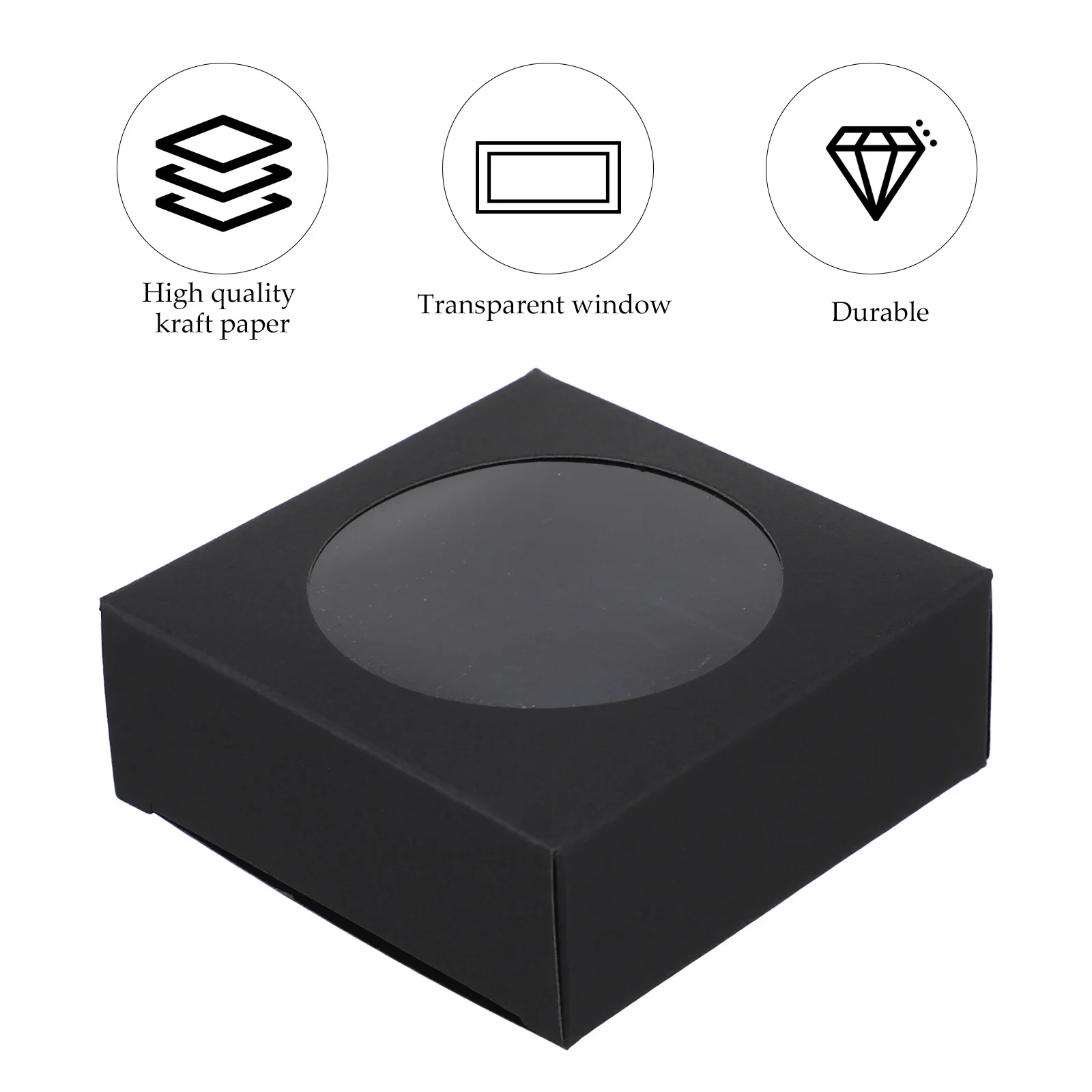 25Pcs Kraft Paper Candy Packaging Boxes Clear Window Easy Assemble Cookie Gift Box for Party Wedding Dessert Food Container
25Pcs Kraft Paper Candy Packaging Boxes Clear Window Easy Assemble Cookie Gift Box for Party Wedding Dessert Food Container