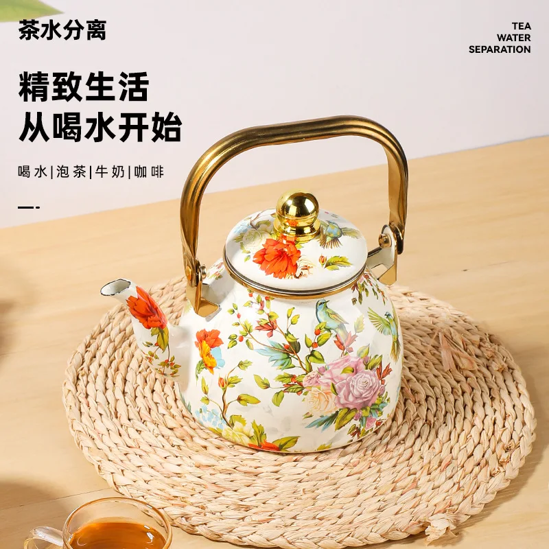 1.2L Household Enamel Boiling Kettle Outdoor Kitchen Cookware Can Make Coffee Milk Boiling Water Kettle
1.2L Household Enamel Boiling Kettle Outdoor Kitchen Cookware Can Make Coffee Milk Boiling Water Kettle