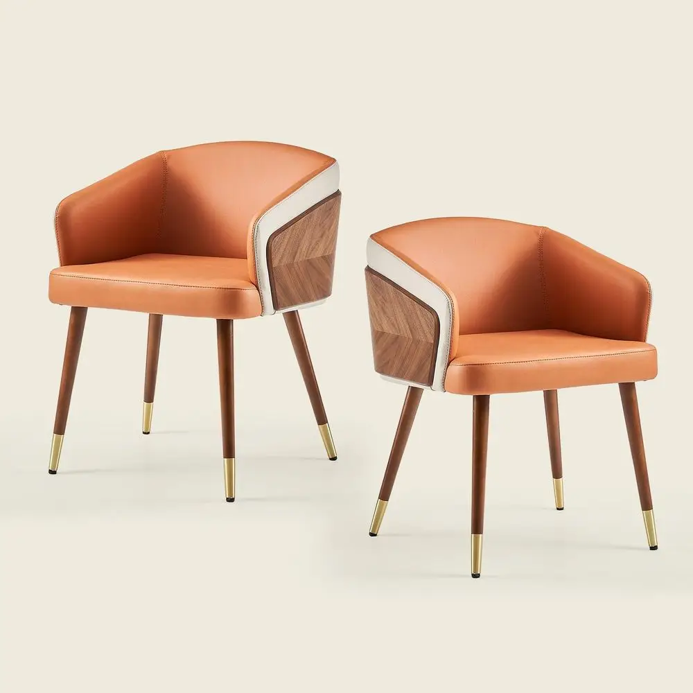 Dinning Room Chairs Set of 2,Fabric Upholstered Accent Chairs for Living Room Arm Chairs for Home Indoor Furniture,Dark Orange
Dinning Room Chairs Set of 2,Fabric Upholstered Accent Chairs for Living Room Arm Chairs for Home Indoor Furniture,Dark Orange