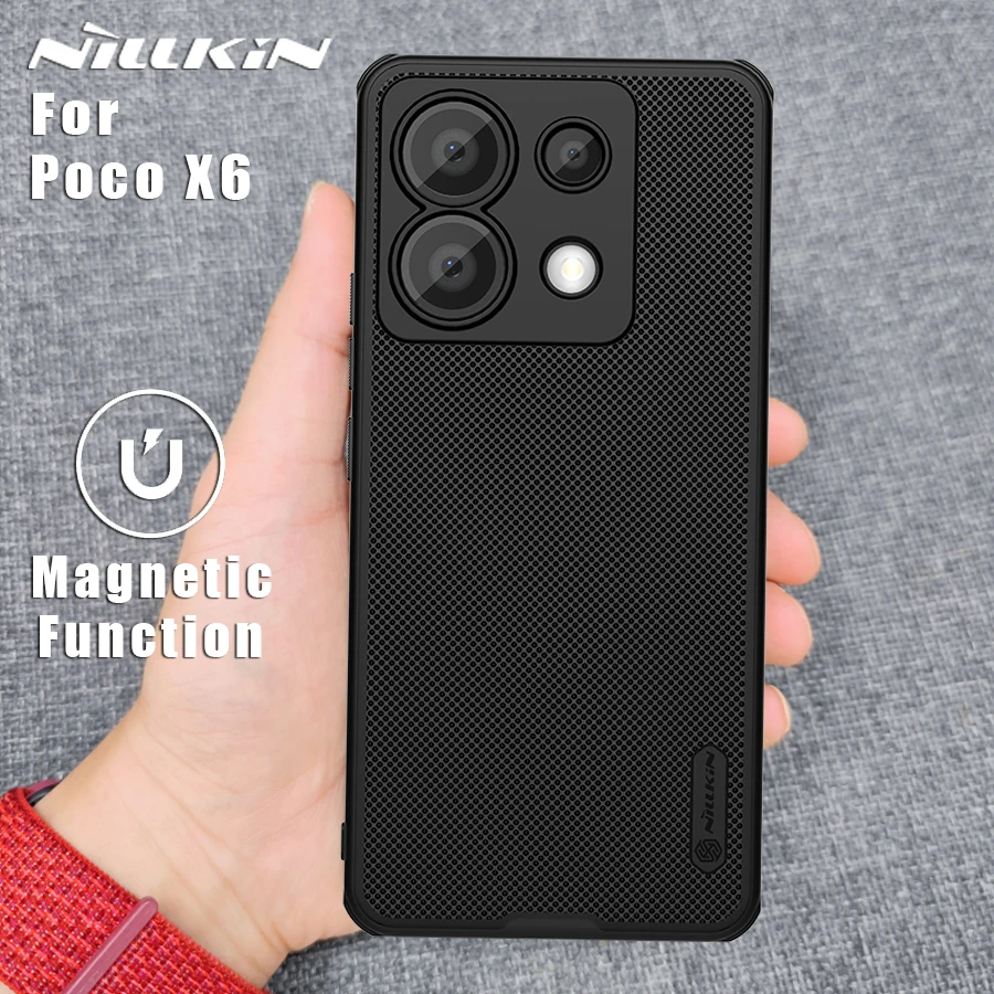Чехол Nillkin для Xiaomi Poco X6 5G, Магнитный чехол Magsafe Frosted Pro 360 PC TPU, матовый чехол для Pocox6
Чехол Nillkin для Xiaomi Poco X6 5G, Магнитный чехол Magsafe Frosted Pro 360 PC TPU, матовый чехол для Pocox6