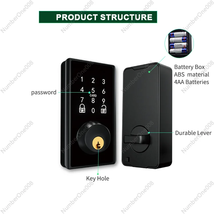Smart Digital Lock with App Control, Waterproof WiFi Smart Door Lock, Secure Home Security System
Smart Digital Lock with App Control, Waterproof WiFi Smart Door Lock, Secure Home Security System