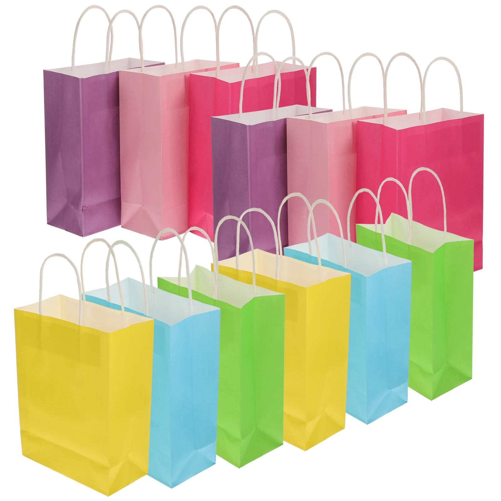 12 pcs Colorful Paper Gift Bags with Handles Mini Size Treat Bags for Party Favor Wedding Birthday Christmas Packaging
12 pcs Colorful Paper Gift Bags with Handles Mini Size Treat Bags for Party Favor Wedding Birthday Christmas Packaging