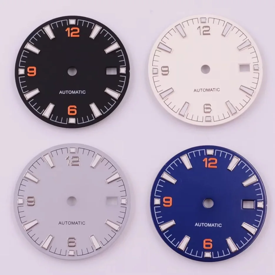 31mm 6 9 12 digital dial suitable for NH35 mechanical movement watch accessories customizable logo
31mm 6 9 12 digital dial suitable for NH35 mechanical movement watch accessories customizable logo