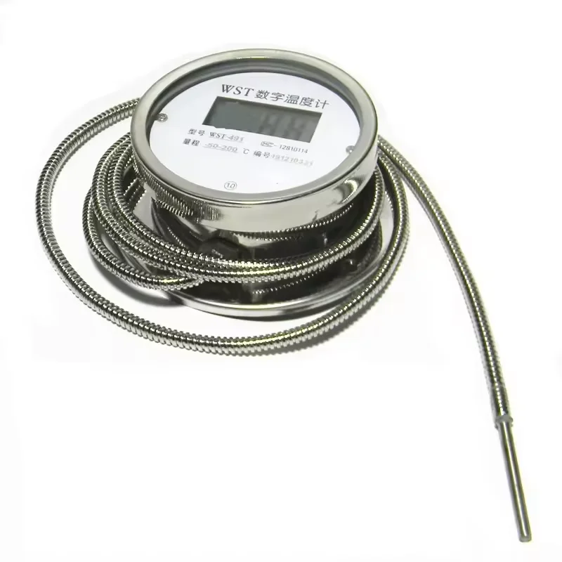 High Precision Stainless Steel IP65 Waterproof Digital Display Water Temperature Meter 1.5m Probe Customizable ODM Industrial
High Precision Stainless Steel IP65 Waterproof Digital Display Water Temperature Meter 1.5m Probe Customizable ODM Industrial