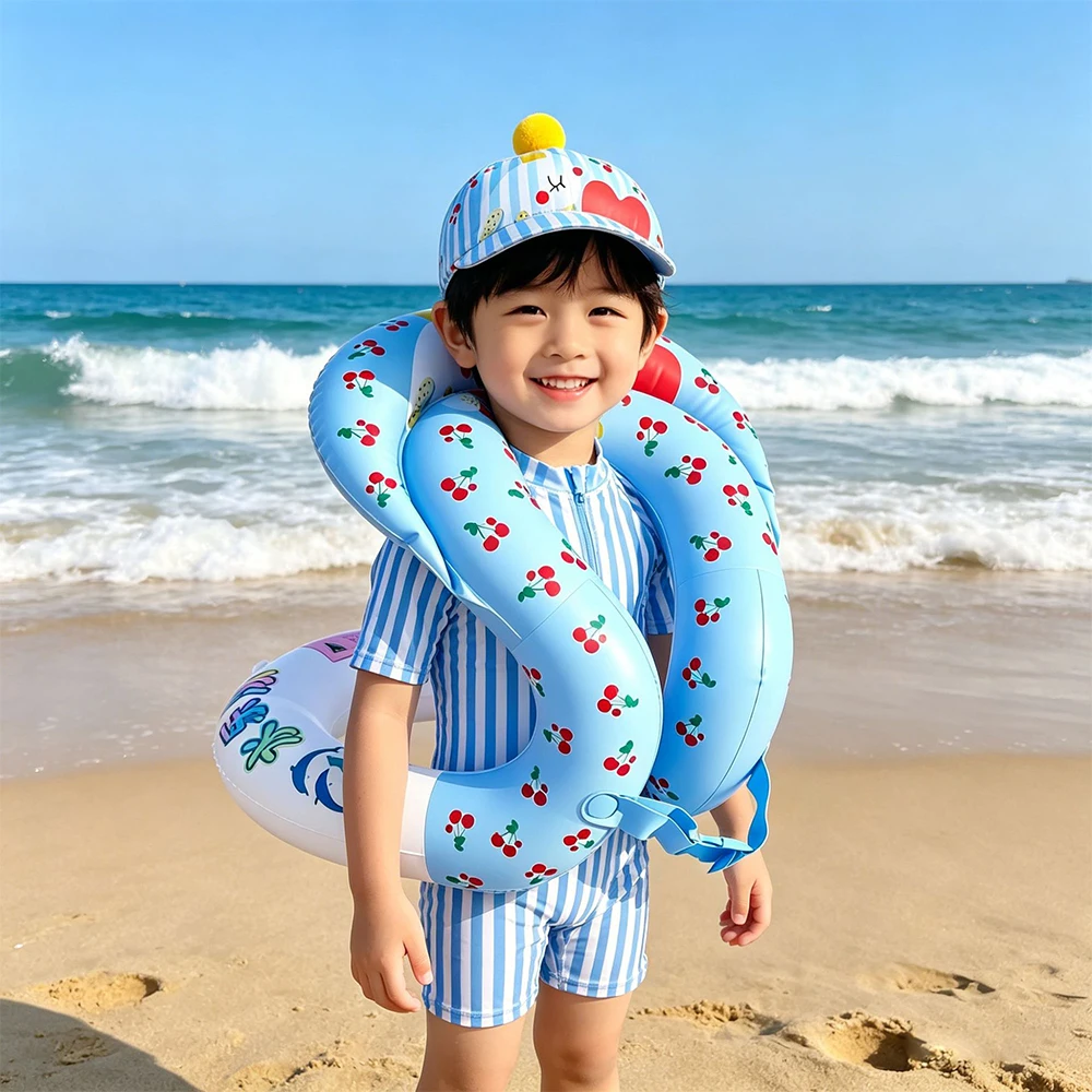 Blue Cherry Swimming Vest Inflatable Pool Float Swim Ring Learning Swimming Vest Summer Water Swim Pool Floating Toys
Blue Cherry Swimming Vest Inflatable Pool Float Swim Ring Learning Swimming Vest Summer Water Swim Pool Floating Toys