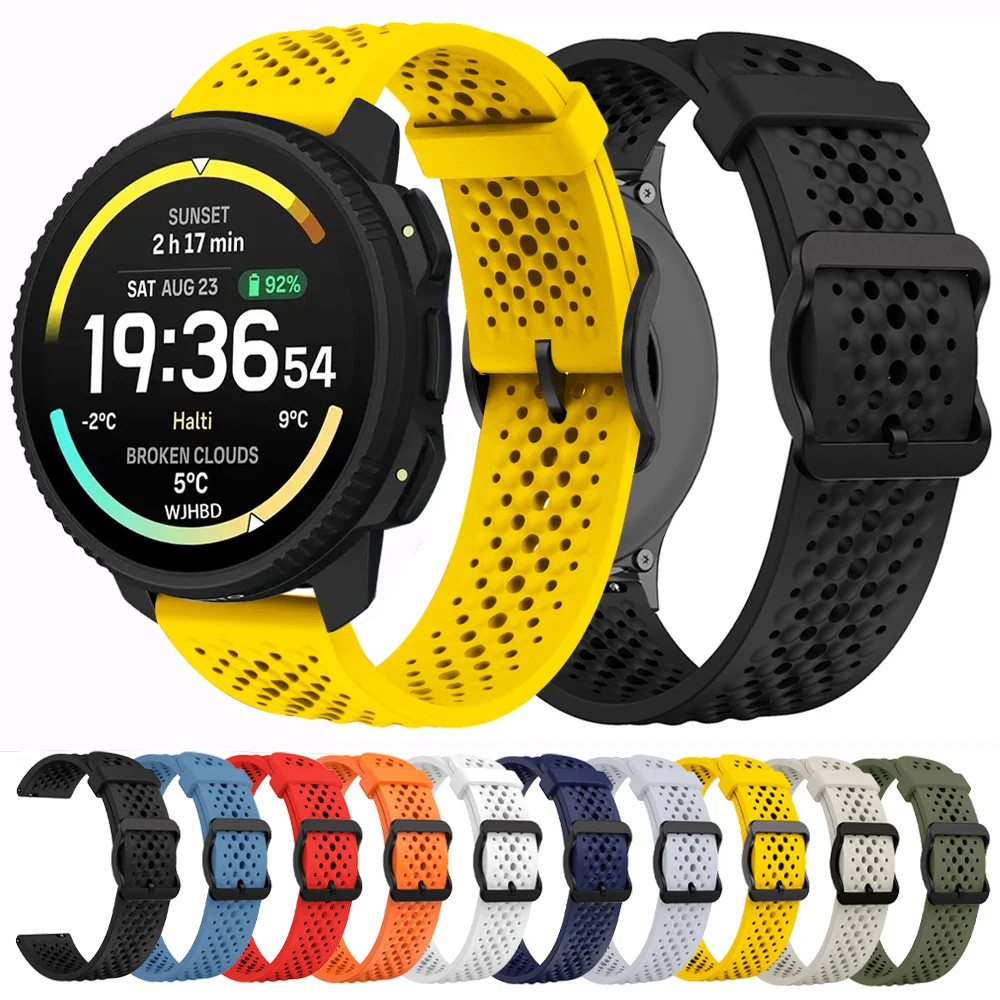 Silicone Watch Strap for Suunto vertical 2 Bands Sports Repalcement Wristband for Suunto RACE 2 S/5 9 peak pro/Run/Ocean Correa
Silicone Watch Strap for Suunto vertical 2 Bands Sports Repalcement Wristband for Suunto RACE 2 S/5 9 peak pro/Run/Ocean Correa