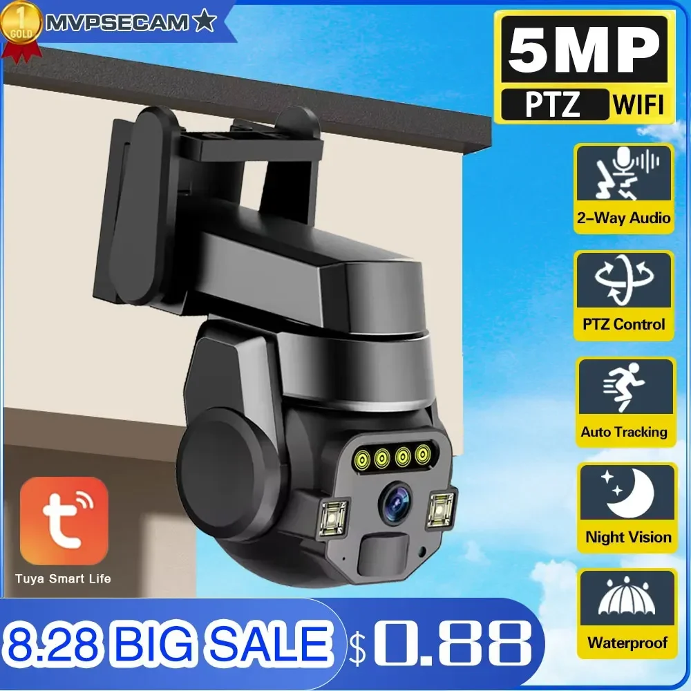 360 Wireless Outdoor 5MP WiFi Security Camera TUYA Smart Life Home PTZ Video Surveillance IP Camera CCTV Auto Tracking Audio Cam
360 Wireless Outdoor 5MP WiFi Security Camera TUYA Smart Life Home PTZ Video Surveillance IP Camera CCTV Auto Tracking Audio Cam