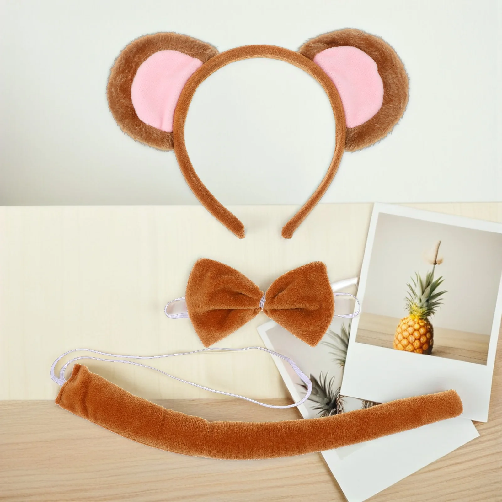 1 set Cartoon Hairband Bow Tie Tail Kit Party Cosplay Costume Funny Monkey Ears Accessories Soft Flexible Festival Headdress Set
1 set Cartoon Hairband Bow Tie Tail Kit Party Cosplay Costume Funny Monkey Ears Accessories Soft Flexible Festival Headdress Set