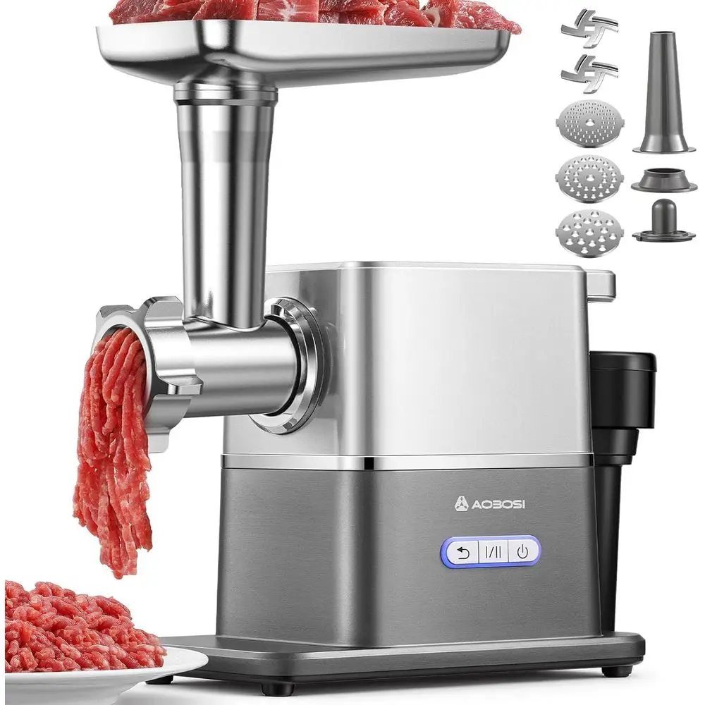 Meat Grinder Electric 3000W Max with 60dB Quiet DC Motor, Auto-Reverse & Storable ood Pusher - 3 Speed Settings,Grinding, Sausag
Meat Grinder Electric 3000W Max with 60dB Quiet DC Motor, Auto-Reverse & Storable ood Pusher - 3 Speed Settings,Grinding, Sausag