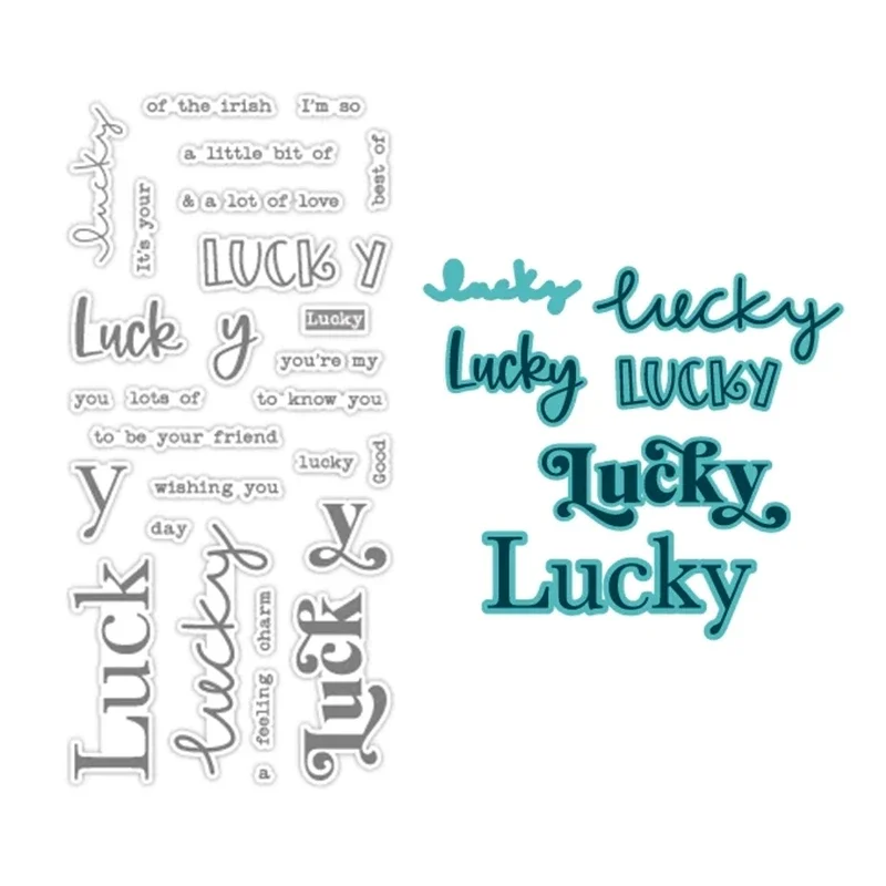 Simply Sentimental Lucky Metal Cutting Dies Scrapbooking For Paper Making Embossing Frame Card Clear Stamps Set
Simply Sentimental Lucky Metal Cutting Dies Scrapbooking For Paper Making Embossing Frame Card Clear Stamps Set
