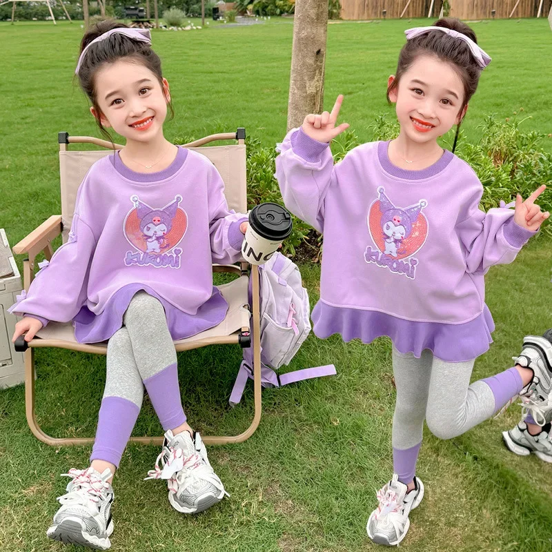 Sanrio Anime Kurom My Melody Girls Sweatshirt Cartoon Cute Autumn Children Trousers Babys Long-Sleeved Hoodie Kid Birthday Gifts
Sanrio Anime Kurom My Melody Girls Sweatshirt Cartoon Cute Autumn Children Trousers Babys Long-Sleeved Hoodie Kid Birthday Gifts