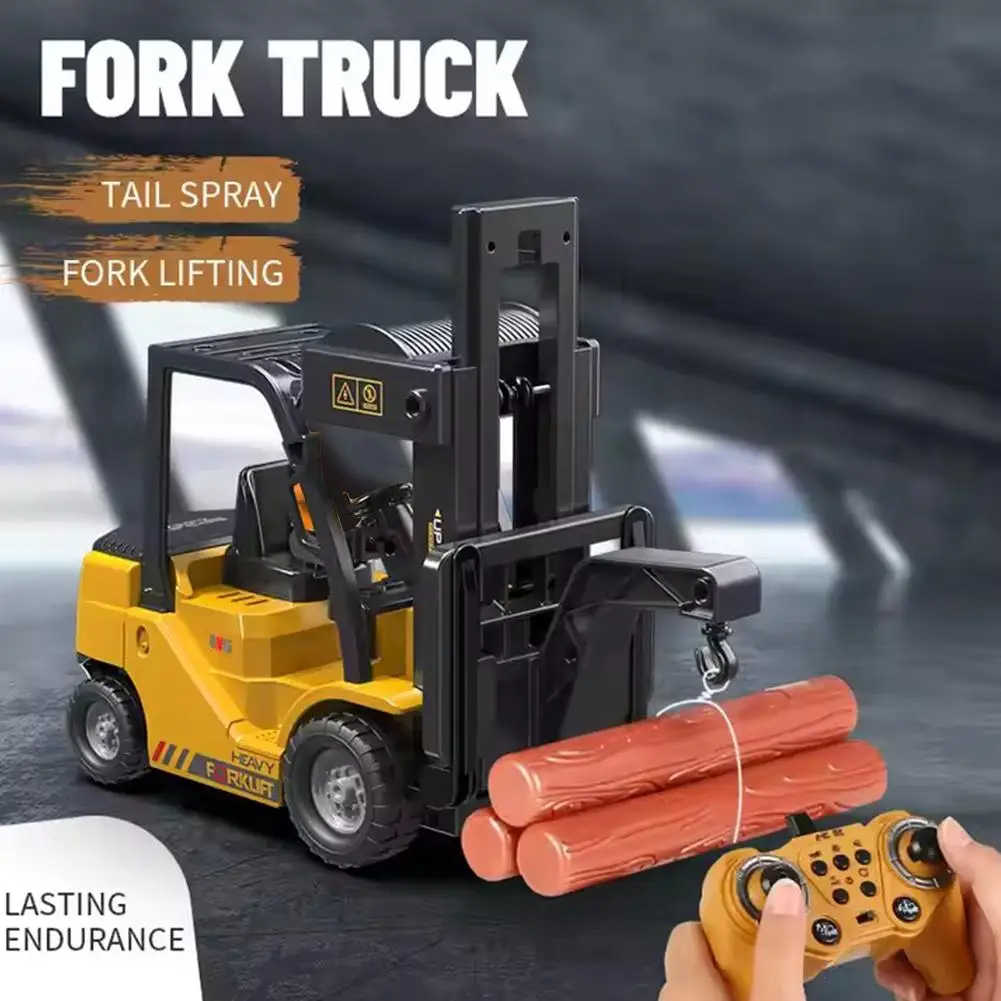 2.4g Eleven Pass Light Music Spray Remote Control Forklift Remote Control Loader Model Vehicle Charging Electric Crane Spra G3u2
2.4g Eleven Pass Light Music Spray Remote Control Forklift Remote Control Loader Model Vehicle Charging Electric Crane Spra G3u2