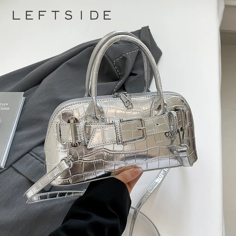 LEFTSIDE Cute Small Silver Stone Pattern Short Handle Crossbody Bags for Women 2025 Trend Fashion Shoulder Handbags and Purses
LEFTSIDE Cute Small Silver Stone Pattern Short Handle Crossbody Bags for Women 2025 Trend Fashion Shoulder Handbags and Purses